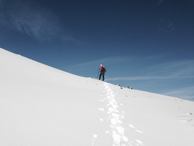 Aufgespürt: Weißer Januar an den Roßstein-Almen