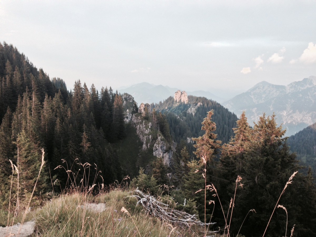 Laber: Blick vom Labersteig auf's Ettaler Manndl