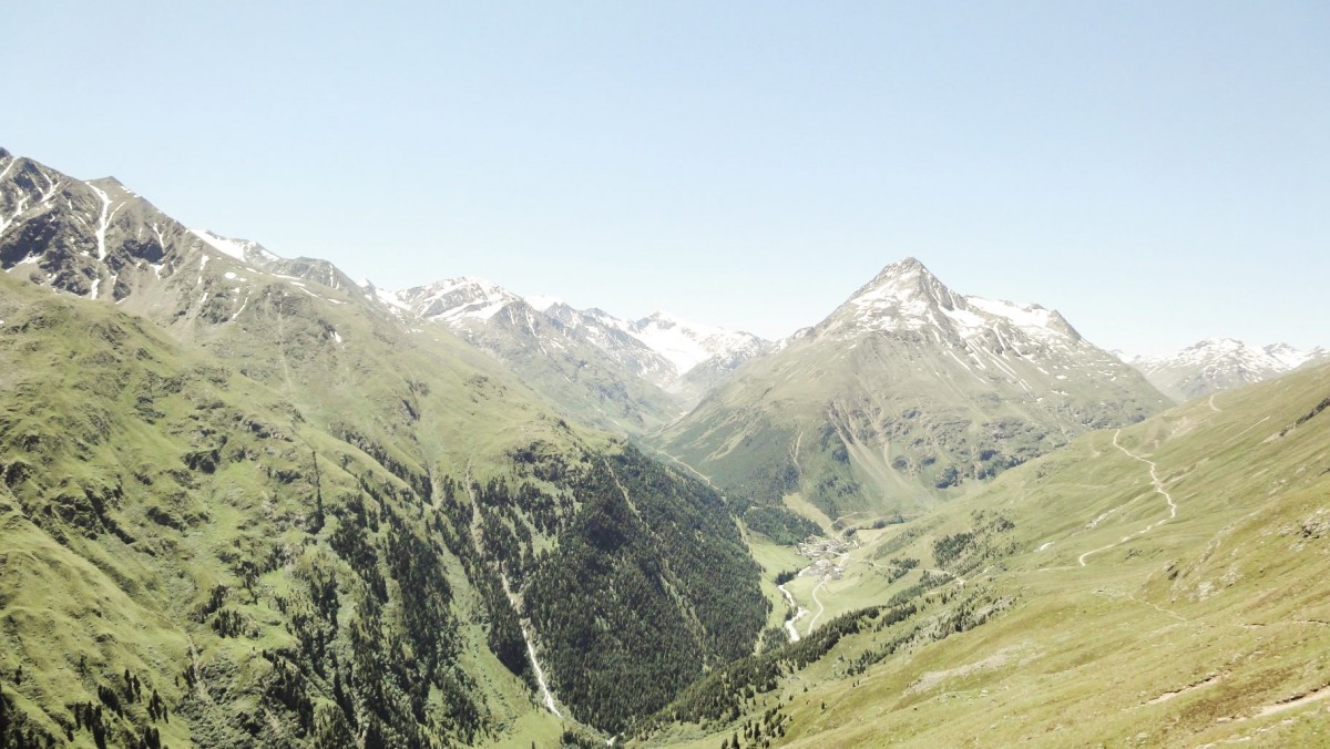 Abgebogen vom E5. Auf dem Weg Richtung Cent. Und Meran. 