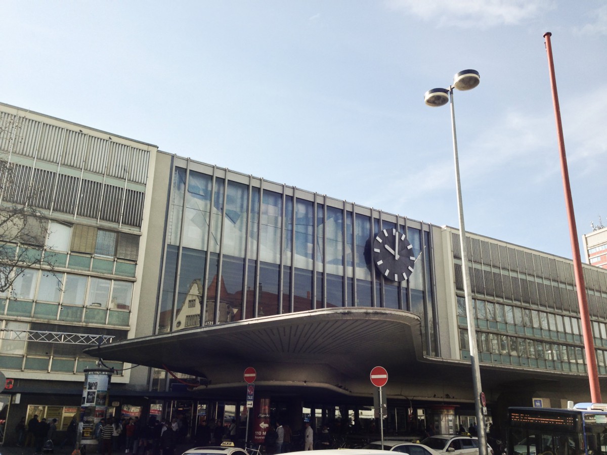 Alpen-Mosaik von Rupprecht Geiger am Hauptbahnhof München