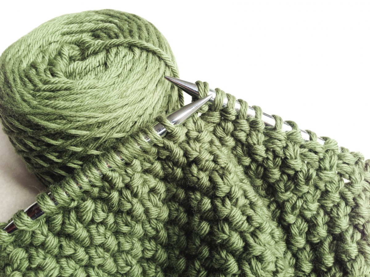 Rosy Green Wool