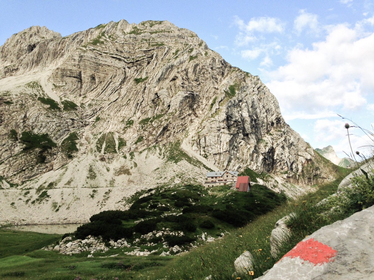 Falten Allgäuer Alpen