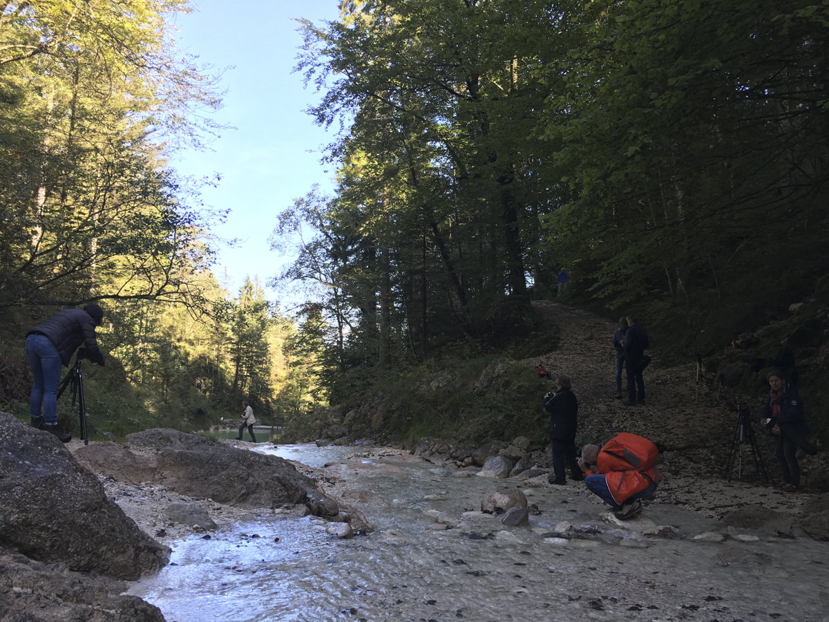 Akrobatik an der Wappach 