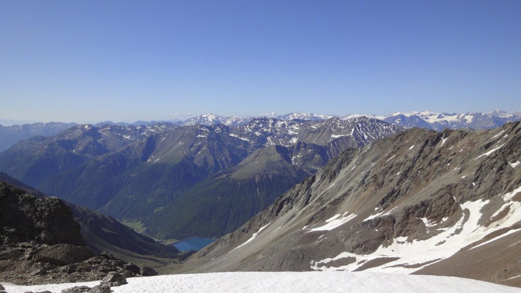 Nun nur noch bergab Richtung Vernagt-Stausee! - Alpenüberquerung