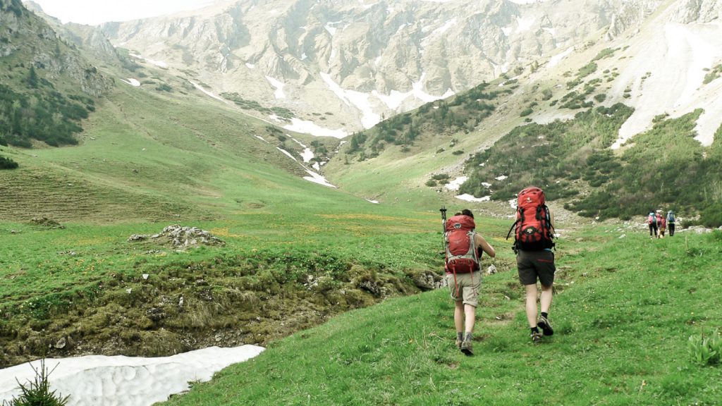 Wanderung Richtung Sabachjoch