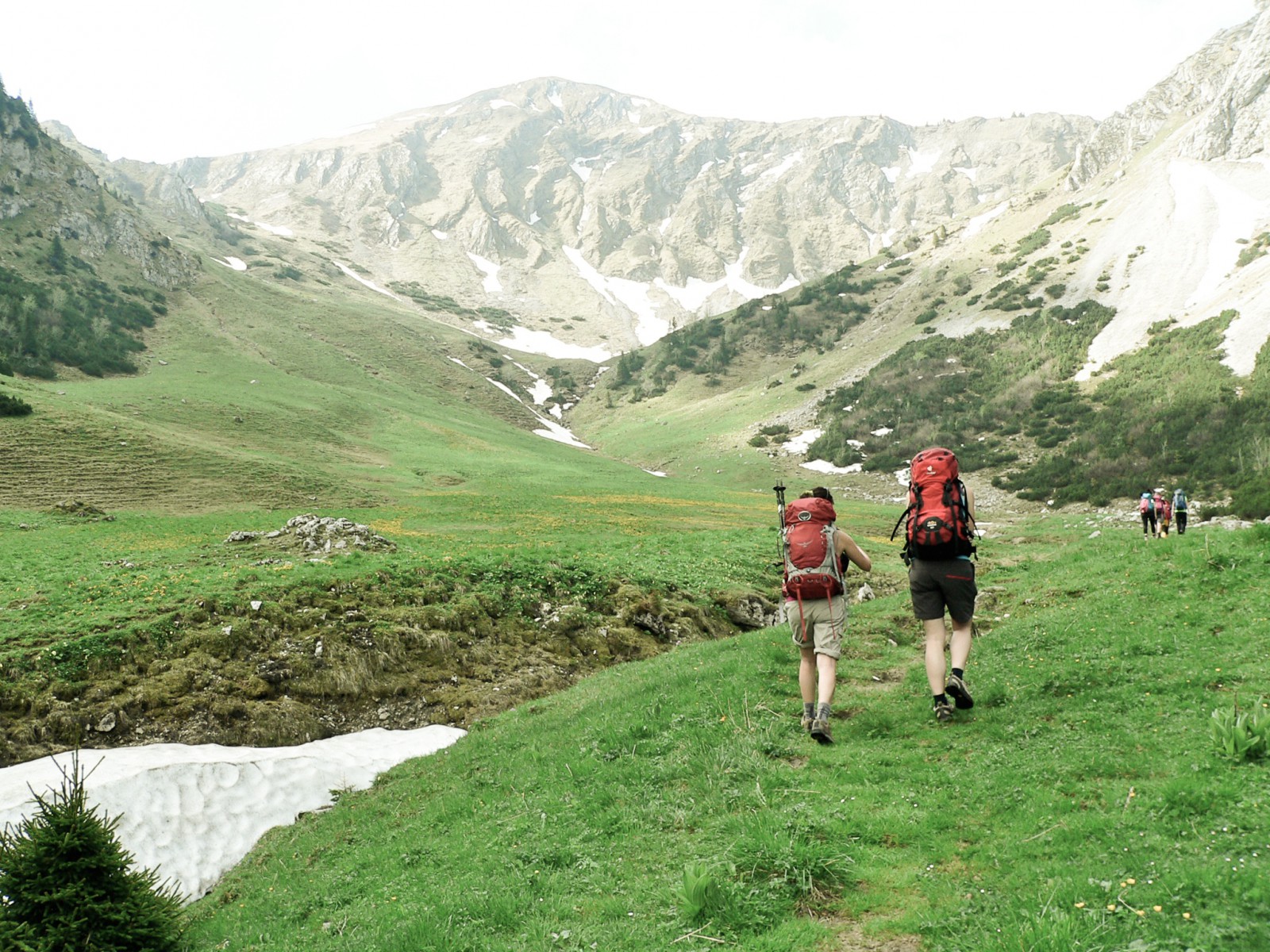 Wanderung Richtung Sabachjoch