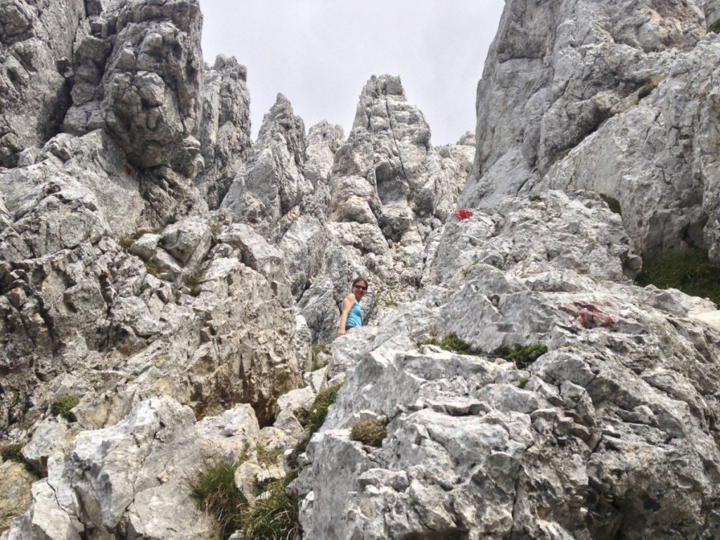 Gesucht und gefunden: Durchschlupf auf die Kellespitze