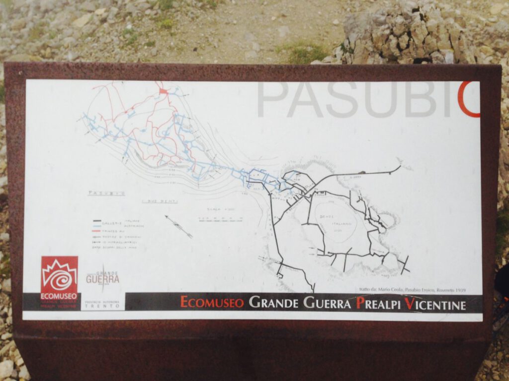 Tunnelsysteme am Pasubio (Dente Austriaco & Dente Italiano)