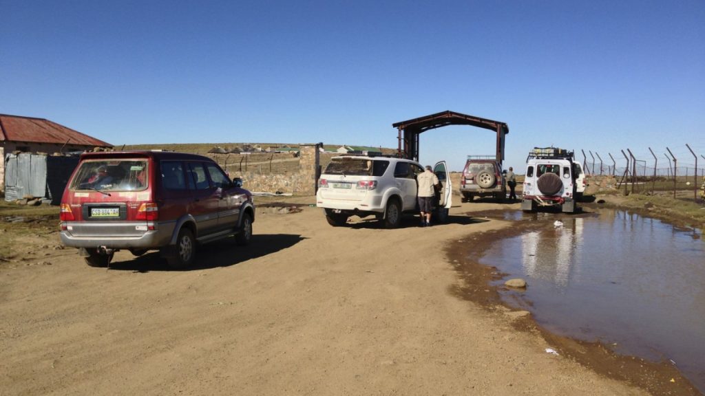 Sani Pass. Grenzposten. - 2013 