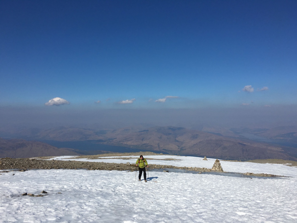 Schottland Großbritannien Sonne Schnee