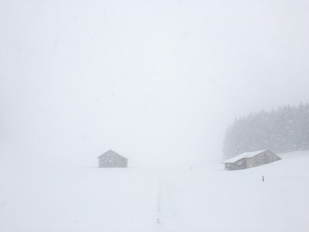 Nach einer ausgiebigen Winterwanderung ... 