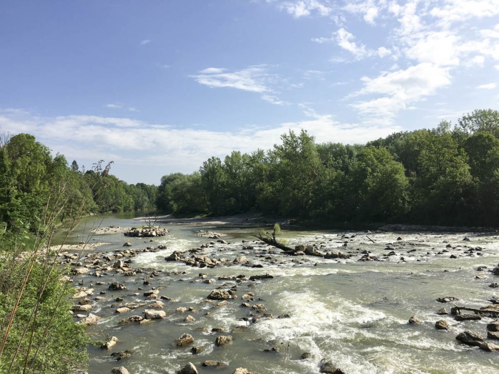 Isarradweg München - Isarmündung (1)
