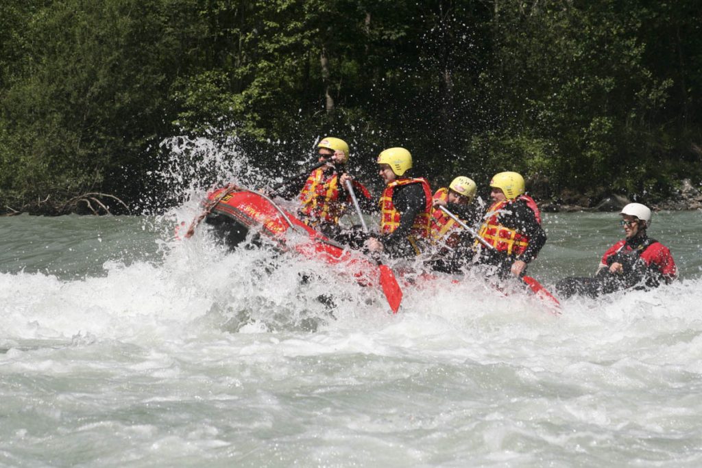 Wildwasser Fluss Österreich