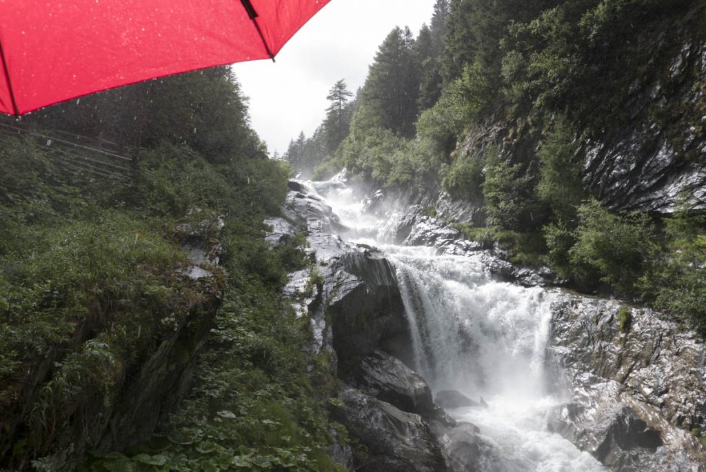 Wasserschaupfad an den Umbalfällen an der Isel 