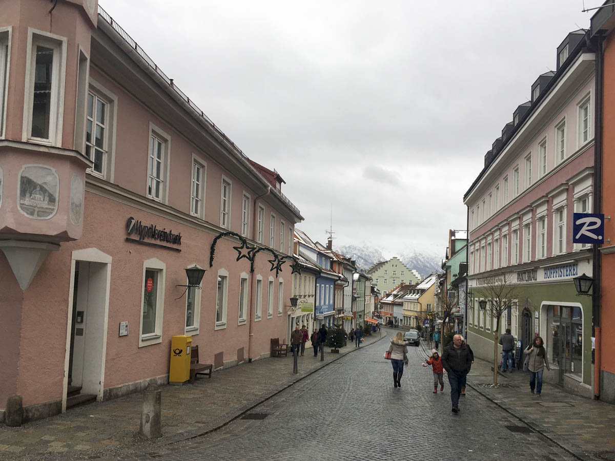 Fußgängerzone in Murnau 