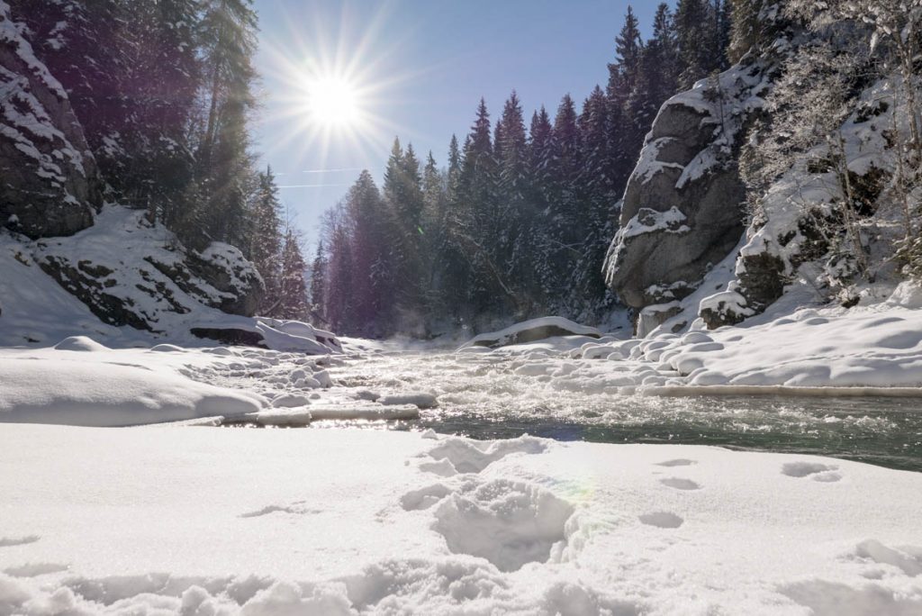 Winterspaziergang zur Scheibum