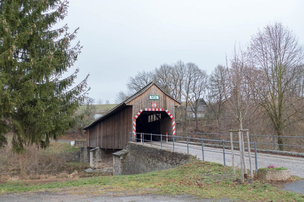 Holzbrücke in Hohenfichte