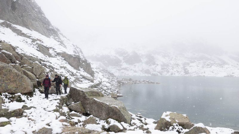 Winterstimmung im Sommer: am Estany Eixerola.