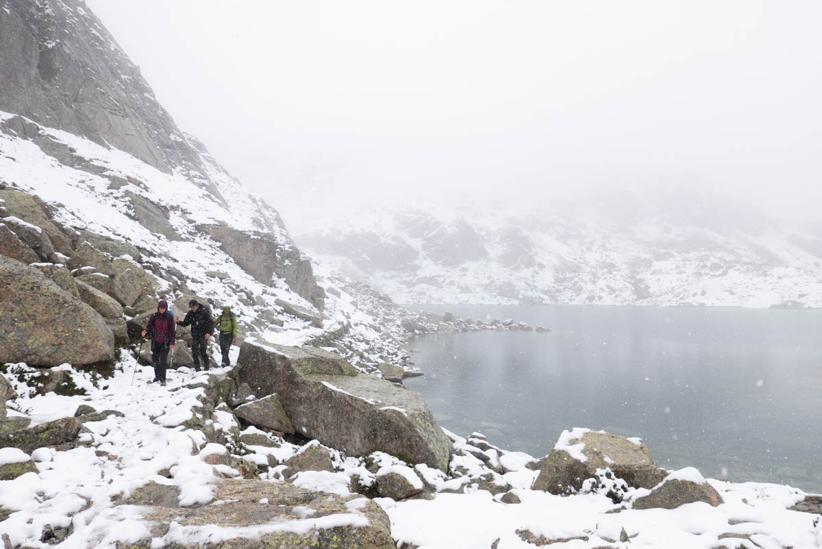 Winterstimmung im Sommer: am Estany Eixerola.