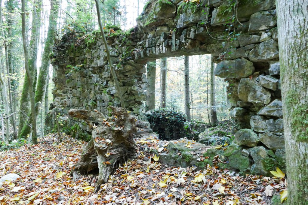 Ruinen, Mauern - Zementwerk Litzldorf