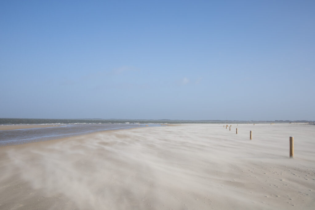 Amrum Odde im Winter: An der Nordspitze.