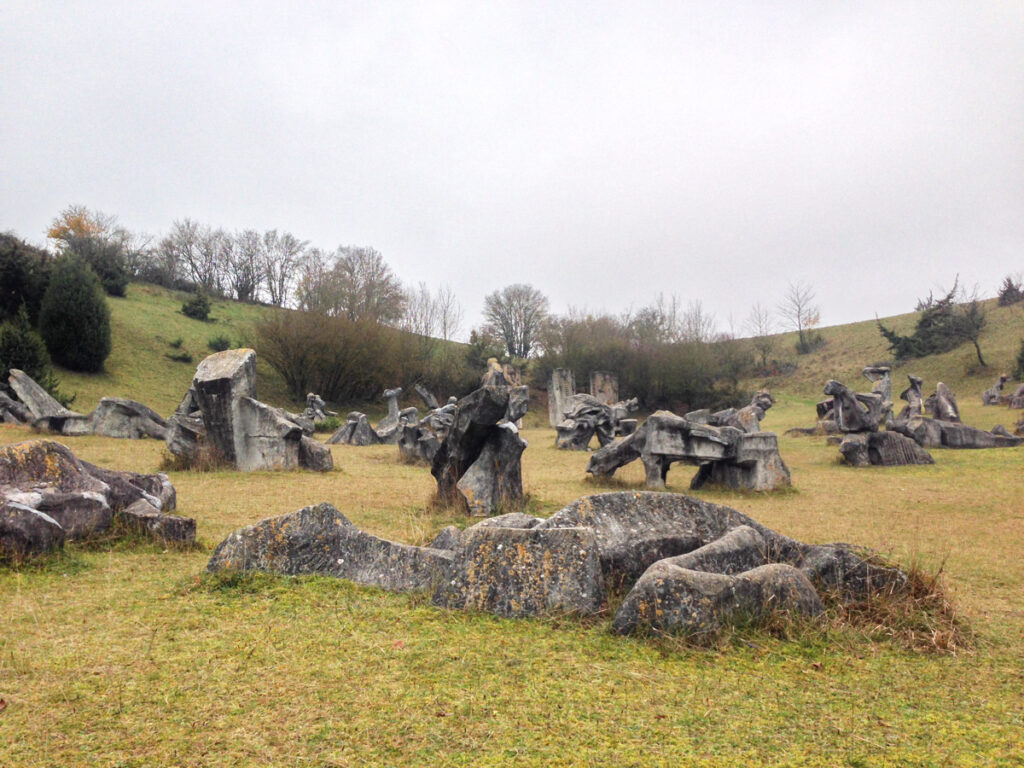 Altmühltal Figurenfeld Eichstätt im November