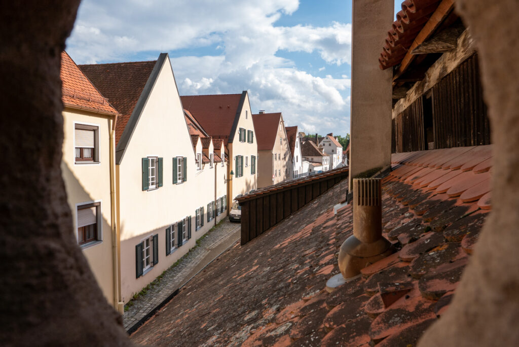 Nach dem Regen - Rundgang auf der Stadtmauer Nördlingen